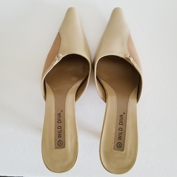 Like new WILD DIVA Tan color size 10 shoes - Picture 3 of 8